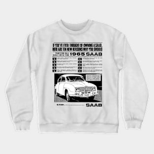 1965 SAAB - advert Crewneck Sweatshirt